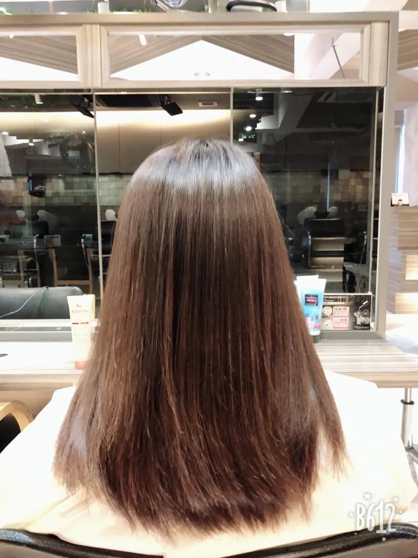 セミロング 髪質改善JILL 桑原のヘアスタイル