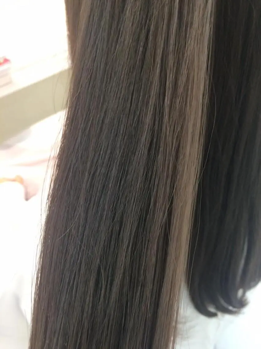 セミロング ロング カラー 内藤 達也のヘアスタイル