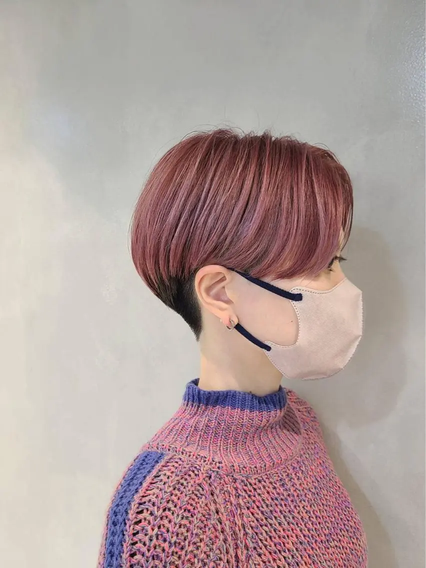 ショート カラー ショート・ボブ✂️ 紅葉のヘアスタイル