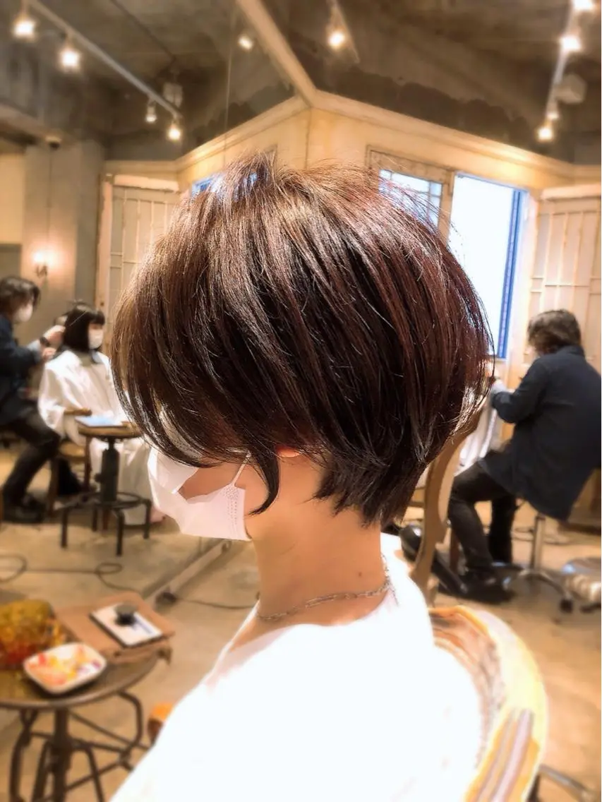 ショート ショートボブ 丸みショート ボブ ショートヘア こう ちゃんのヘアスタイル