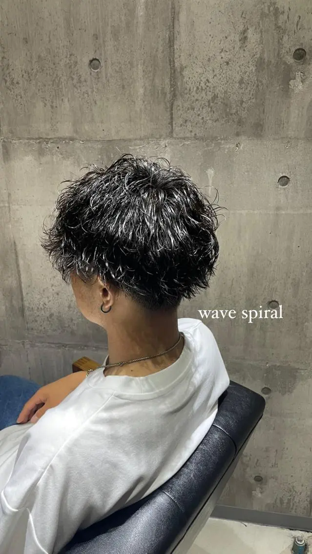 パーマ メンズ 美髪矯正／パーマ まむのヘアスタイル