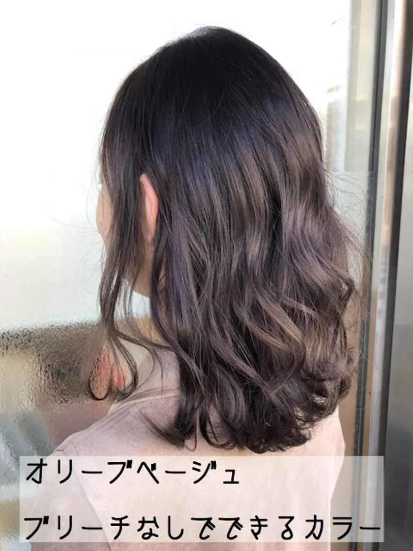 ミディアム カラー ヘアアレンジ ベージュカラー ブラウンカラー オリーブベージュ メンズパーマ特化/ メッシュ/薫/店長のヘアスタイル