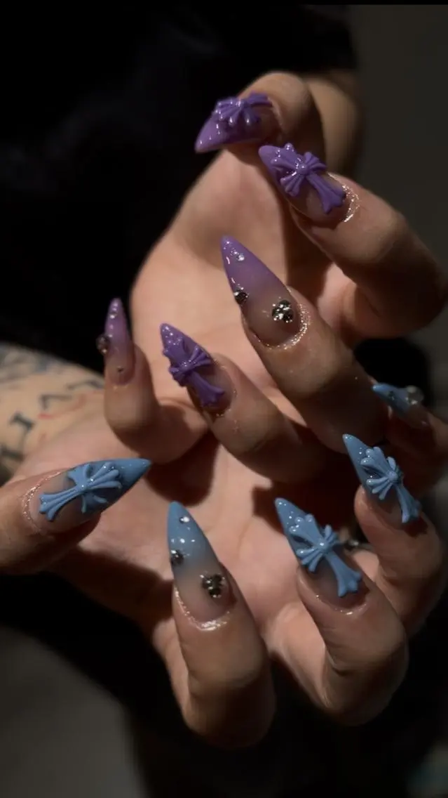 セミロング ハンドネイル 🦋Nail Amo🦋のネイルデザイン
