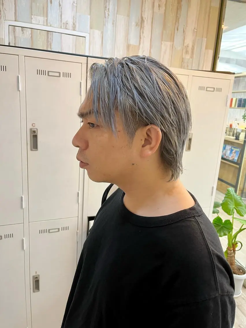 ショート カラー パーマ ヘアアレンジ メンズ ヘアカラー トリートメント 💎髪質改善特化💎 RUITOのヘアスタイル