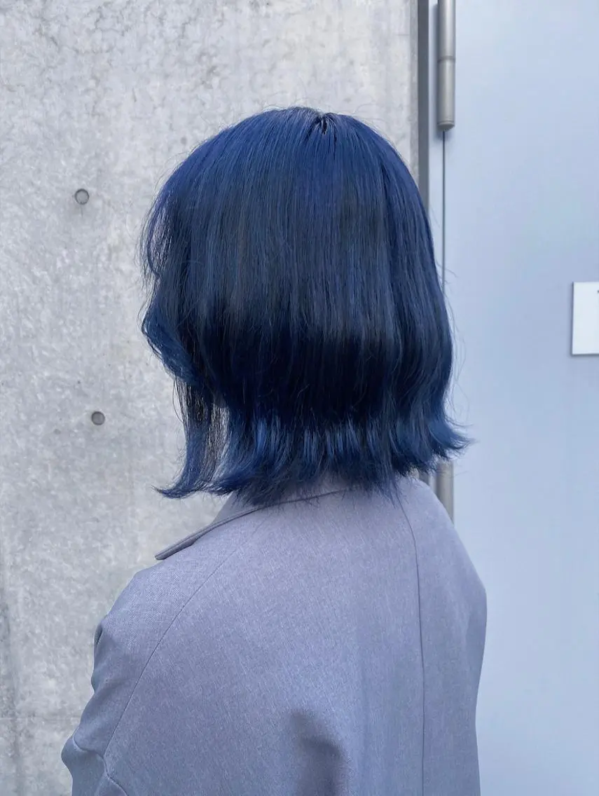 ミディアム カラー ヘアアレンジ ヘアカラー トリートメント 韓国レイヤーカット/ 儚げカラーチナツのヘアスタイル