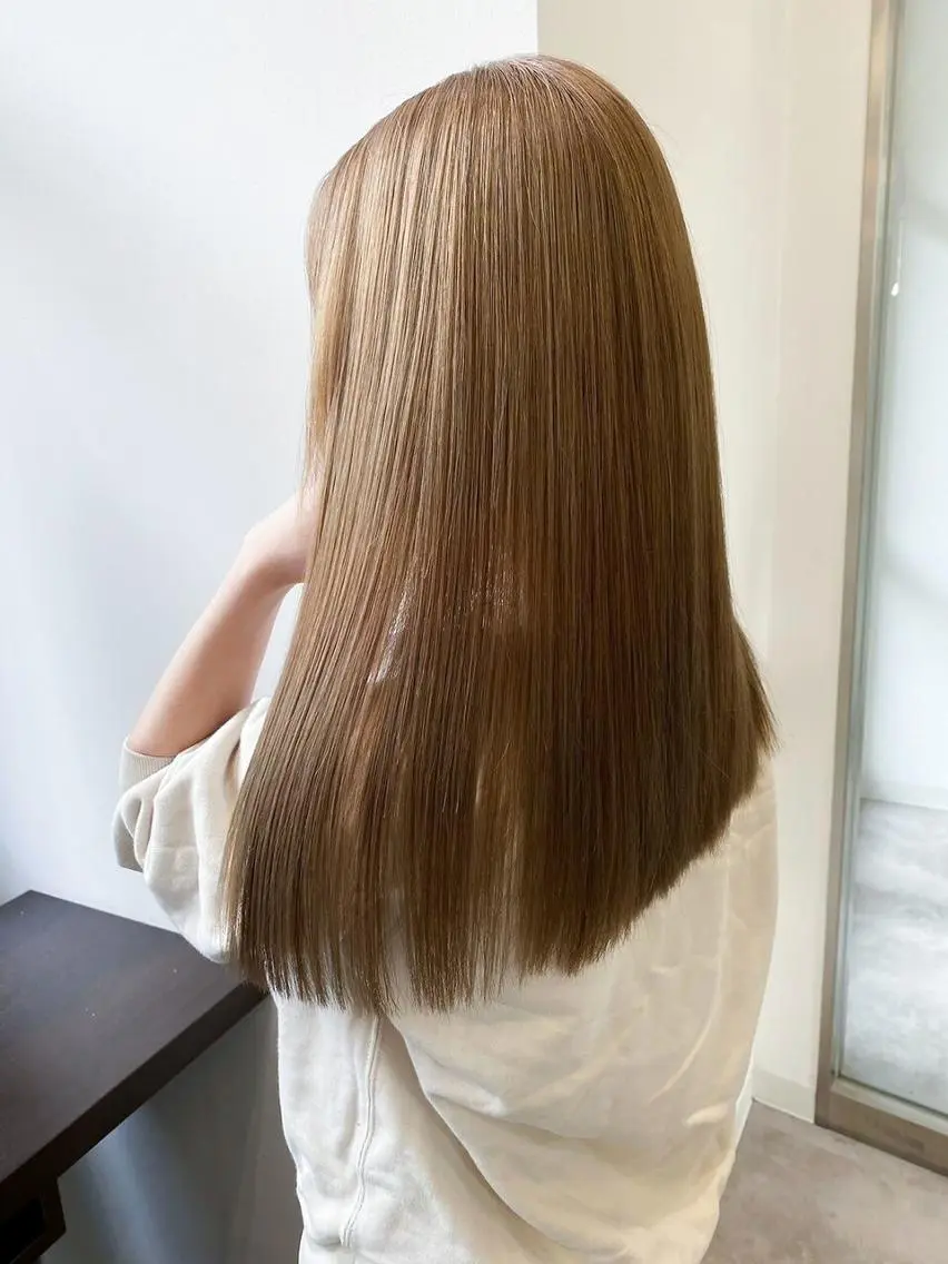 ロング 渋谷ハイトーン/ 髪質改善/梨緒💜のヘアスタイル