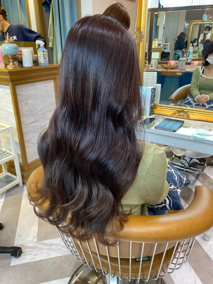 ロング レイヤーカット /透明感カラー西田のヘアスタイル