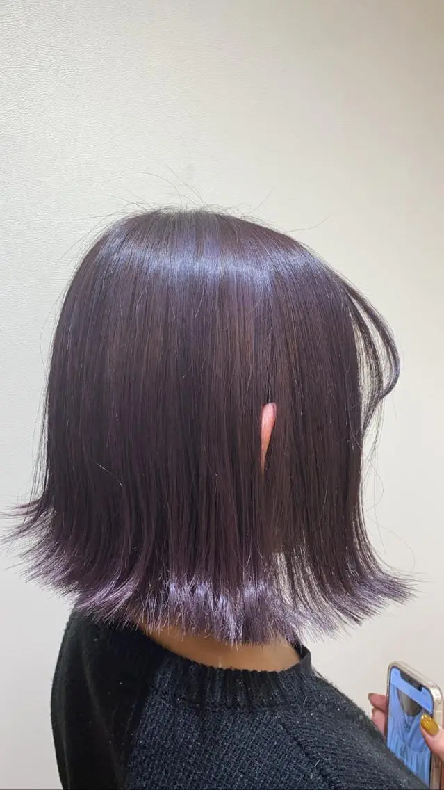 ミディアム カラー アッシュ ラベンダーカラー ラベンダーアッシュ 🦋透明感カラー / 森脇 大登のヘアスタイル