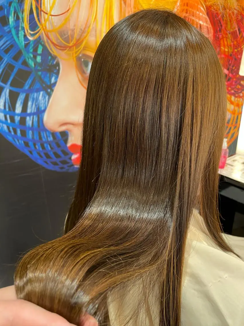 セミロング カラー ベージュカラー メンズヘア特化 崎田 成人のヘアスタイル