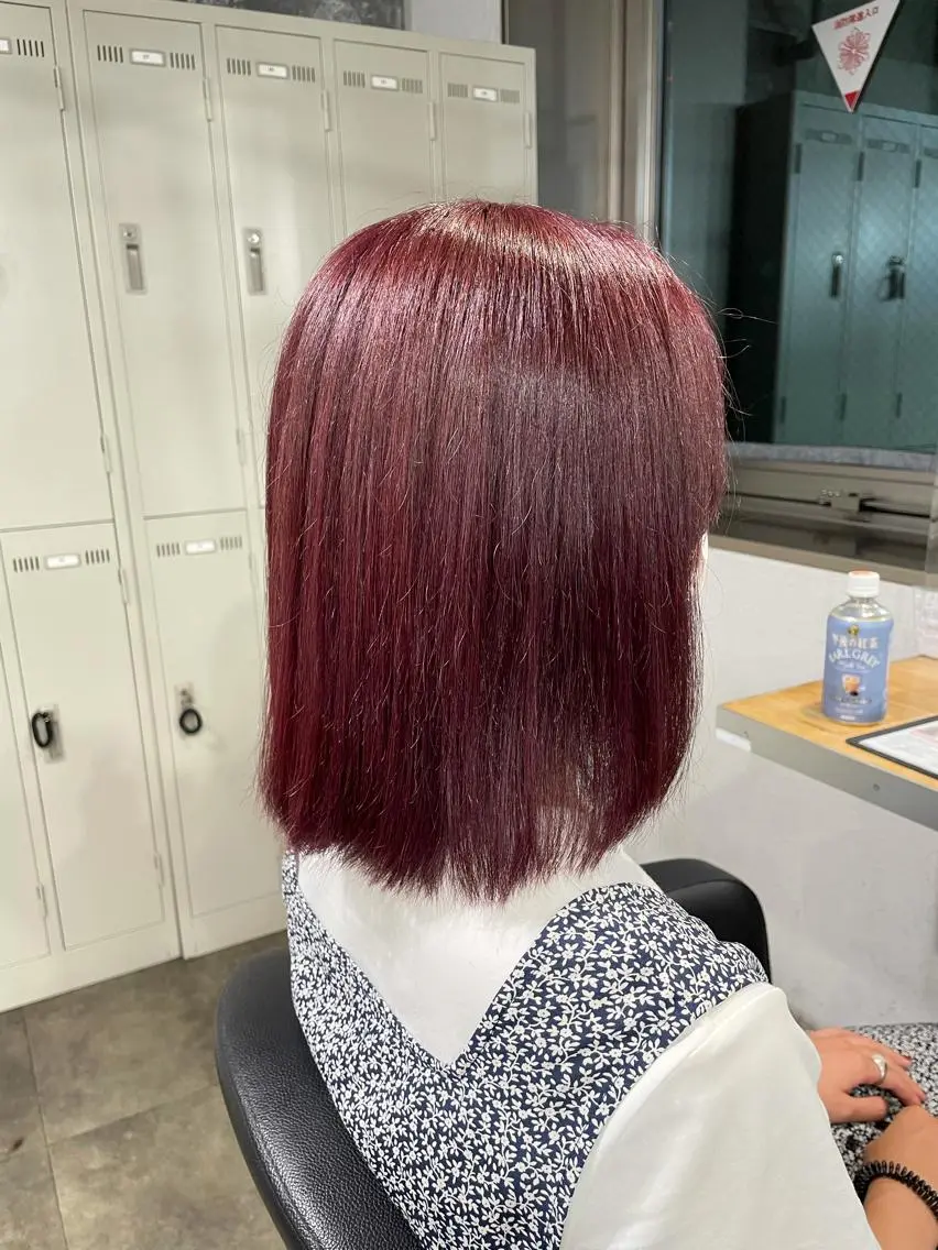 ミディアム カラー ラベンダーカラー ピンクカラー ピンクラベンダー ベージュカラー💖 やすひろのヘアスタイル