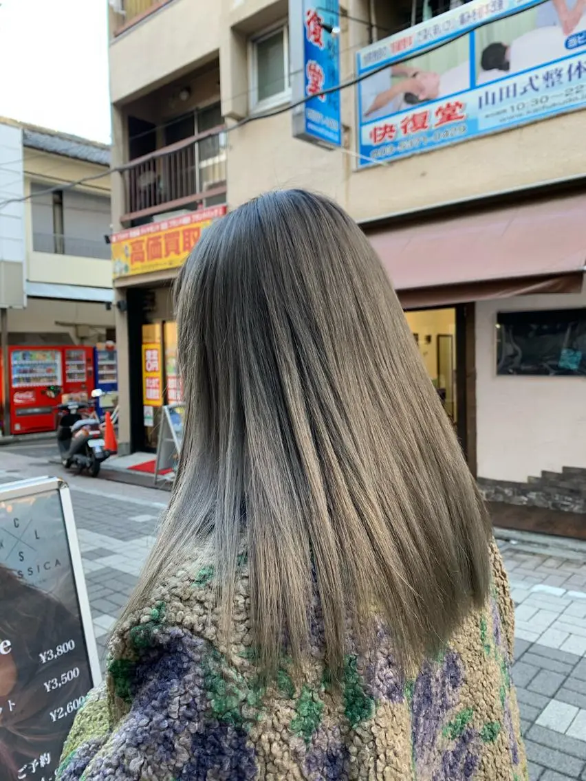 セミロング カラー パーマ ヘアアレンジ ネイル マツエク・マツパ ヘアカラー トリートメント Sia中野新橋 『JUNYA』のヘアスタイル