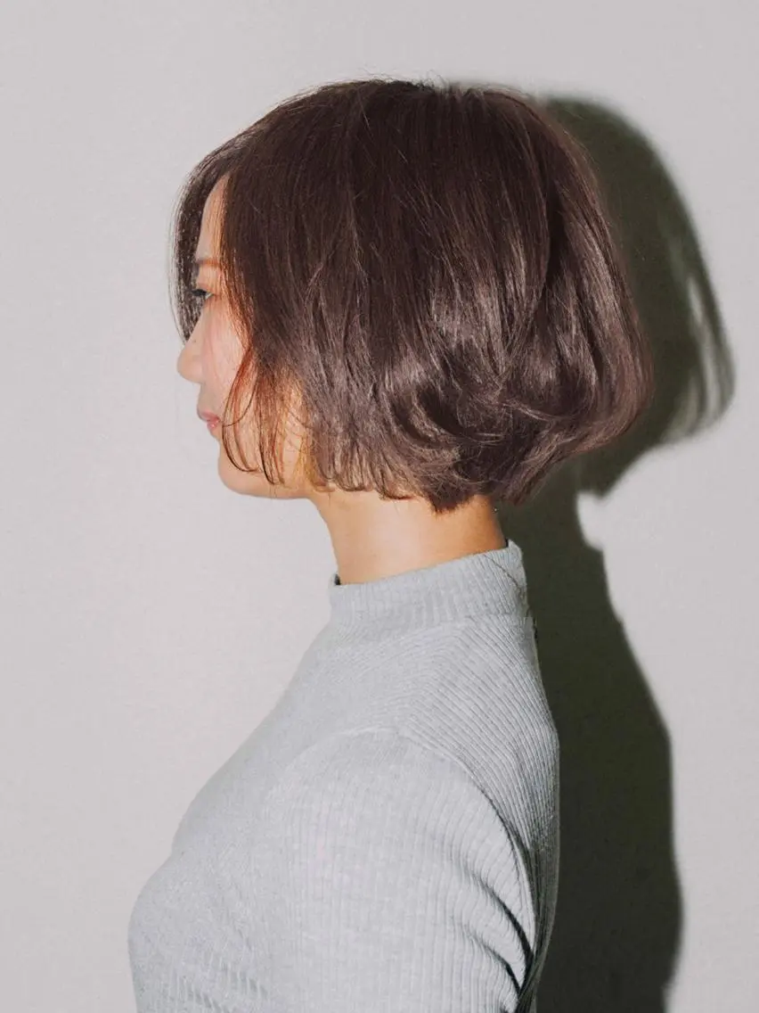 ショート カラー パーマ amie三宮店 アミのヘアスタイル