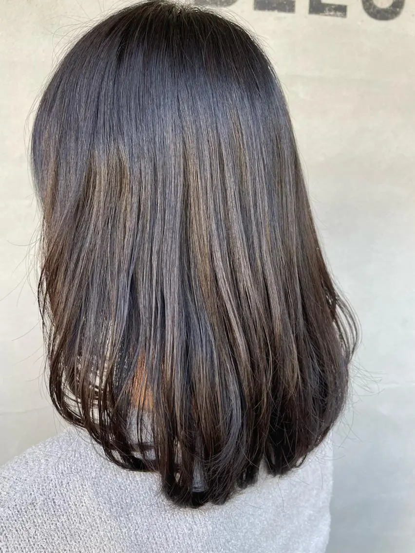ミディアム 中村 幸子のヘアスタイル