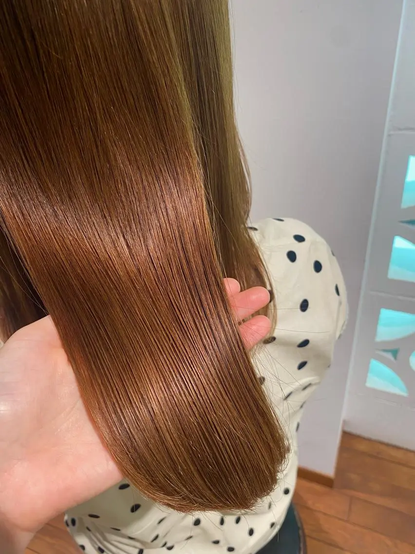 セミロング パーマ ANY mikuのヘアスタイル