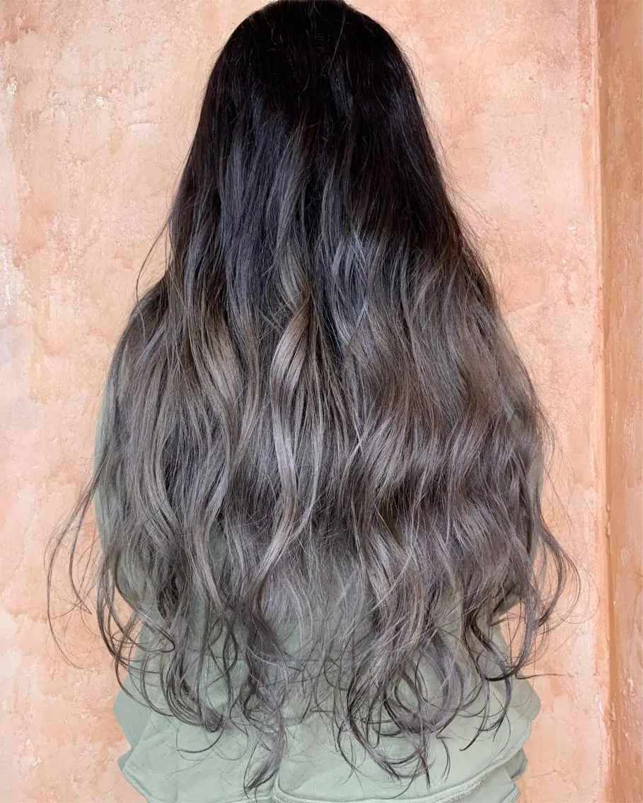 ロング カラー 沖縄東京2拠点美容師 mamicoのヘアスタイル