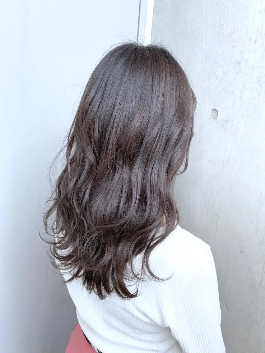 ロング カラー パーマ ヘアアレンジ アディクシーカラー グレージュ カット ヘアカラー トリートメント ヘアセット 縮毛矯正/美髪 髪質改善/石田幸輔のヘアスタイル
