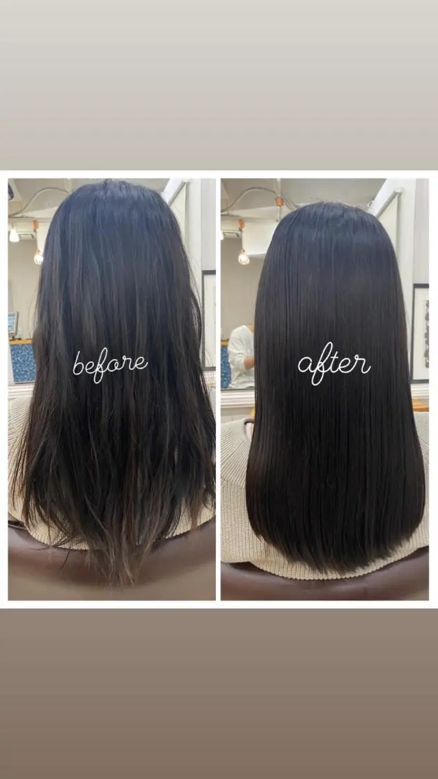 ロング 髪質改善 トリートメント トリートメント リルウヘアー 天王寺のヘアスタイル