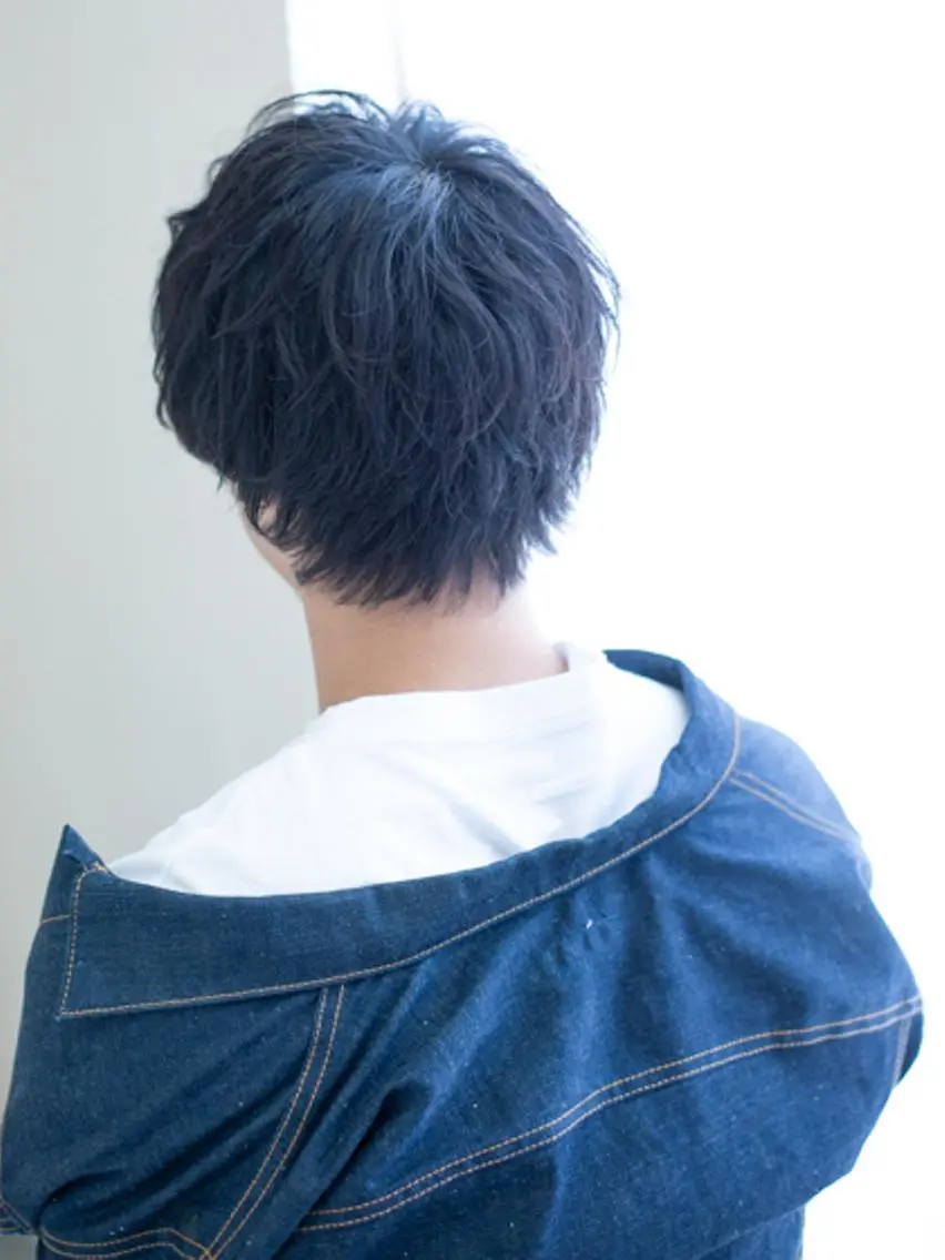 ミディアム 蛭川 博信のヘアスタイル