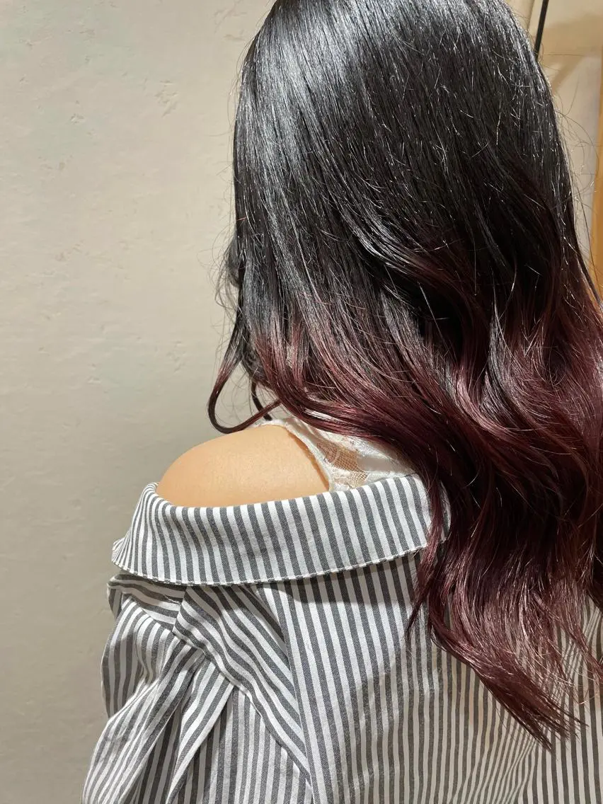 ロング カラー パープルカラー ヘアカラー カウンセリング重視 🌿Tsuyukiのヘアスタイル