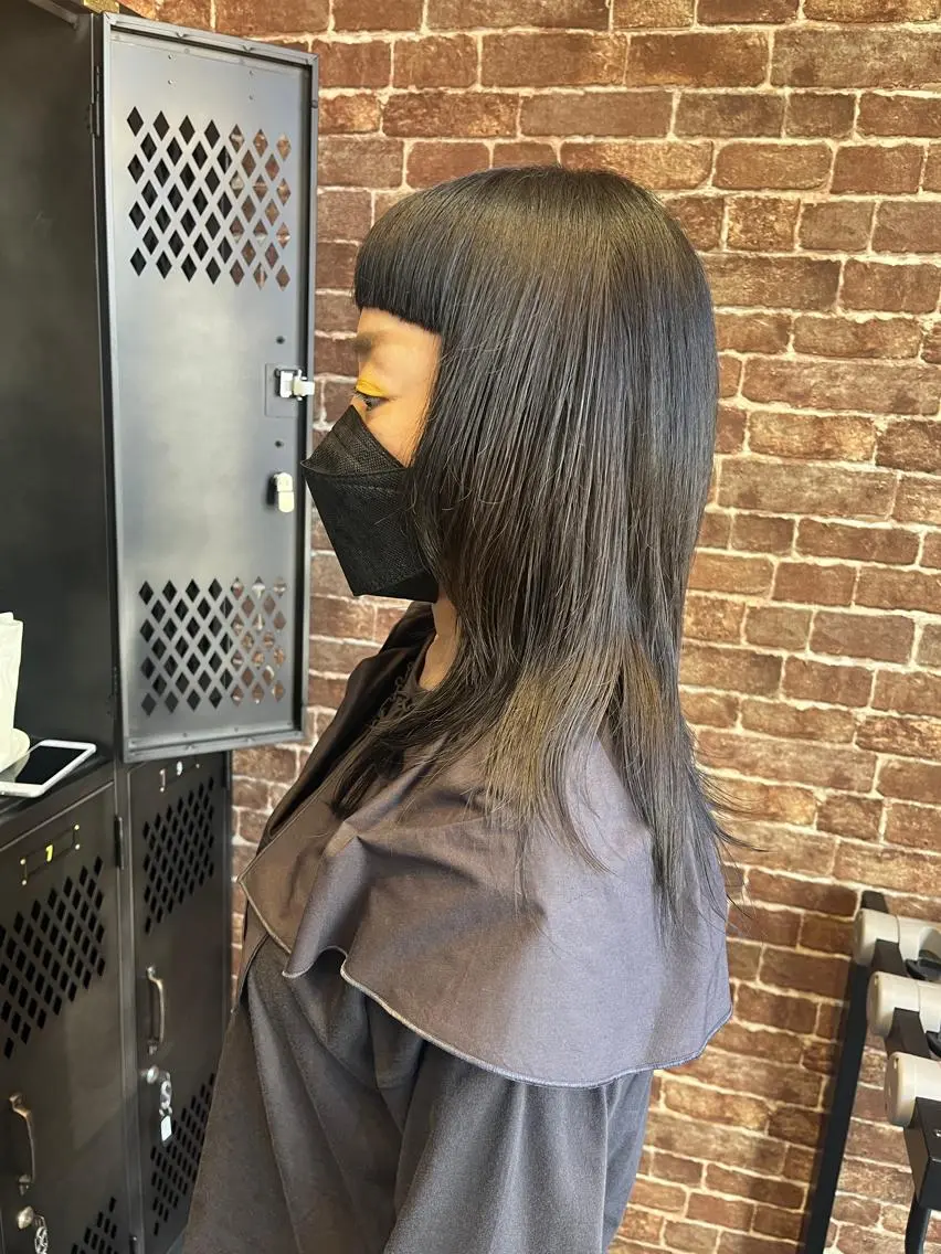ロング カラー パーマ ヘアアレンジ メンズ キッズ ネイル マツエク・マツパ アイブロウ メンズブリーチ メンズハイライト メンズインナーカラー メンズ韓国風 ブリーチ 久木原 ゆりのヘアスタイル