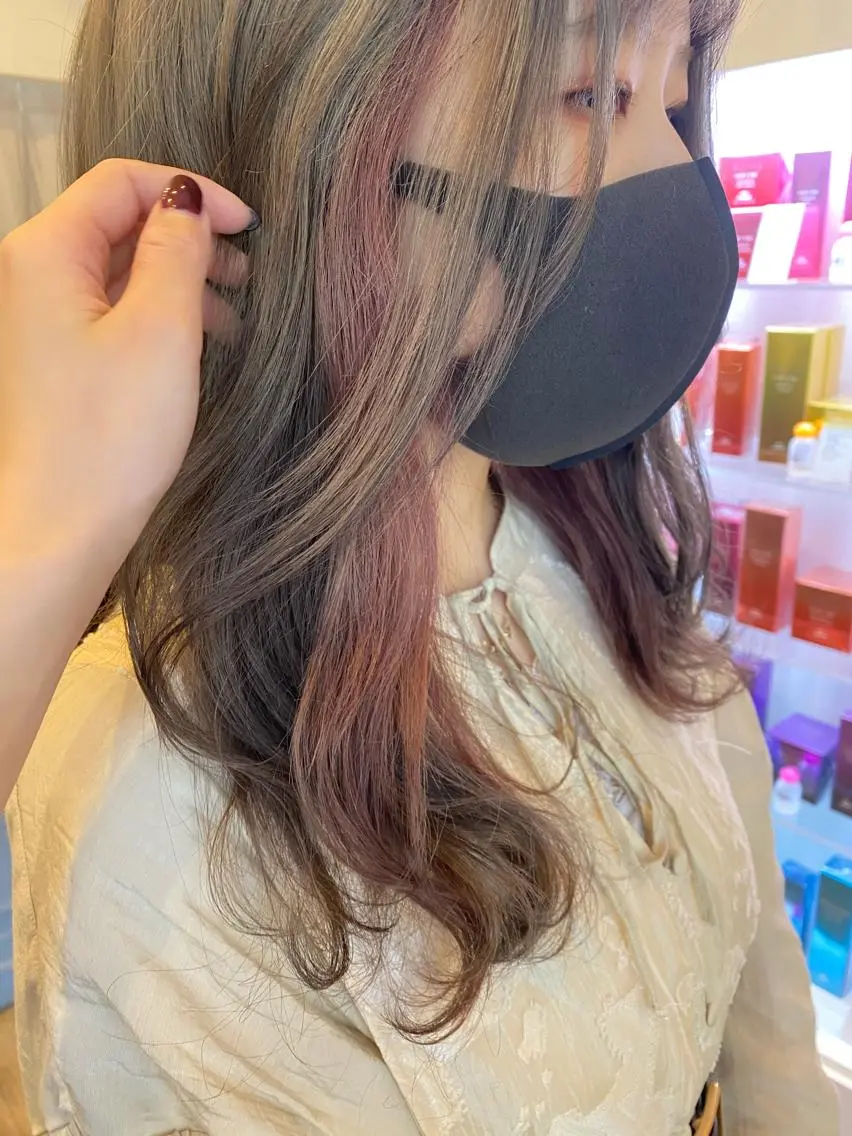 ロング カラー attra昭和町店. momoのヘアスタイル