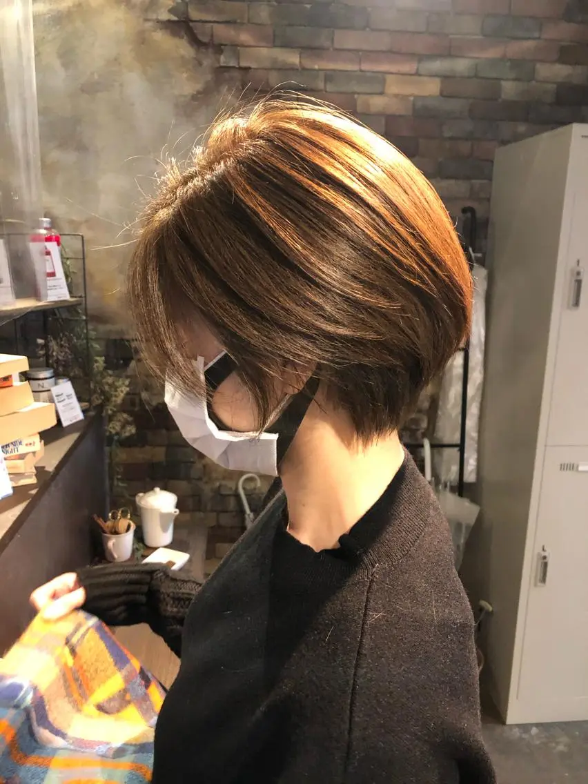 ショート ミセス ショートヘア 髪質改善✨ストレート オグ✂️/ショートのヘアスタイル