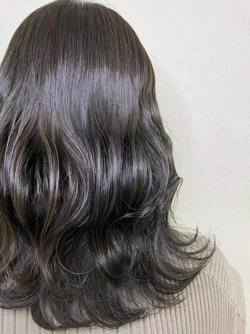 ミディアム カラー ✨髪質改善特化サロン ✨グシユキヤ✨のヘアスタイル