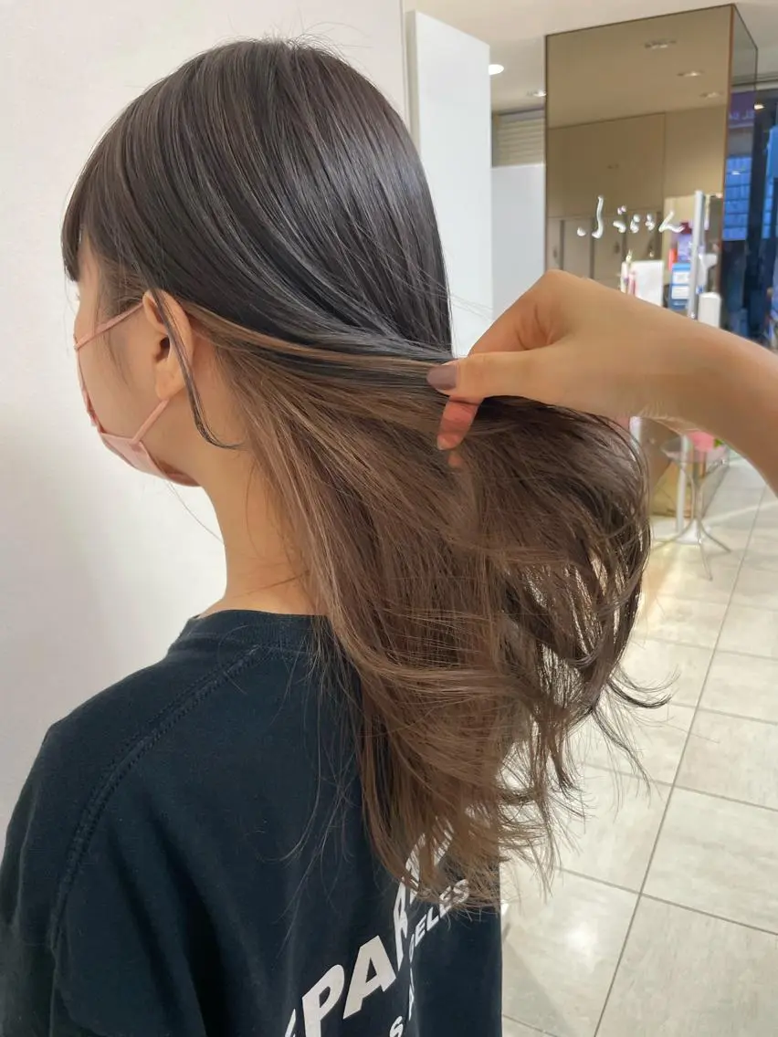 ロング カラー ヘアアレンジ カット ヘアカラー 【Sweep】おじま のぞみのヘアスタイル