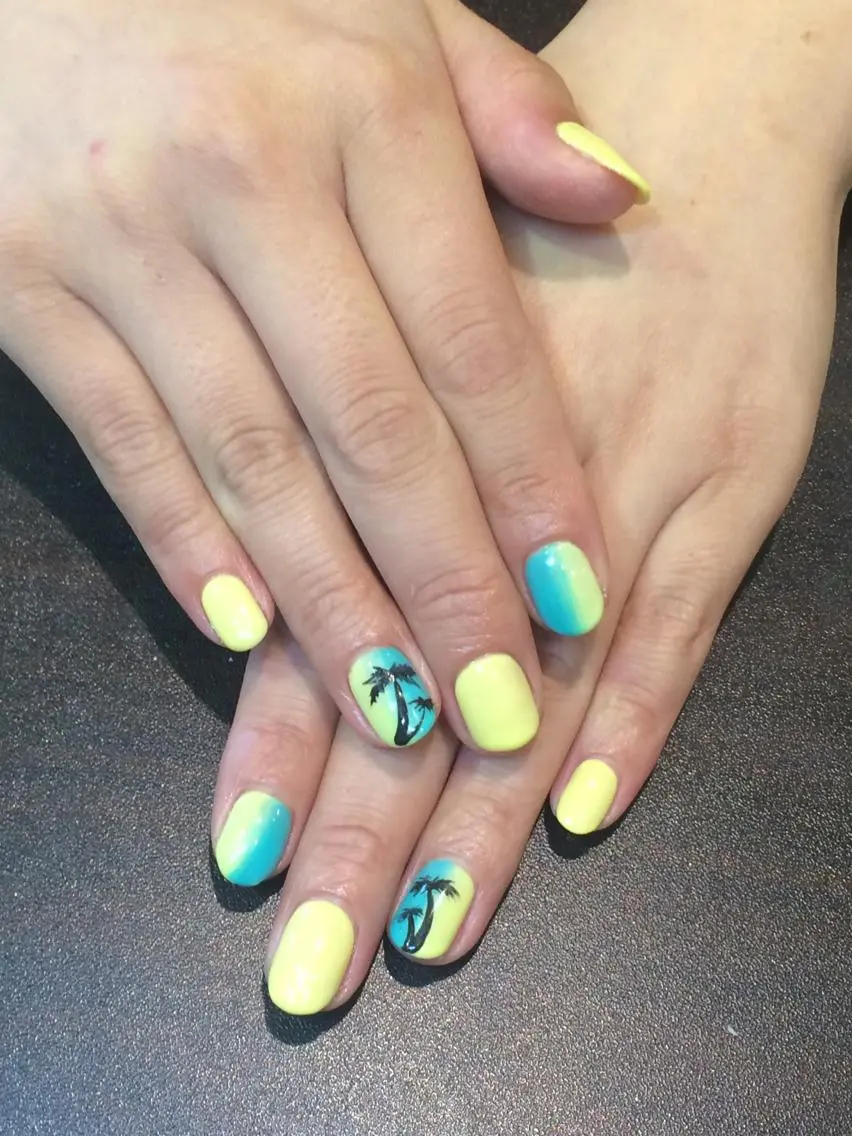 ネイル シンプルネイル M nail はやまうららのネイルデザイン
