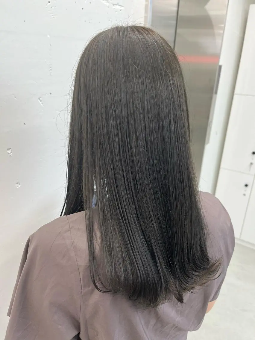 セミロング カラー 🫧‪Ameri🫧 Emma ecoleのヘアスタイル