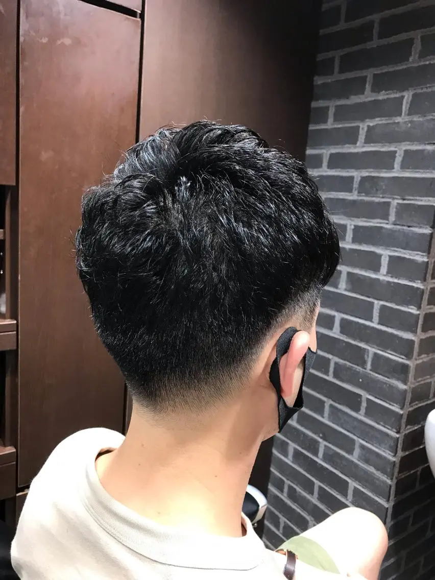 ショート プレミアムバーバー 表参道のヘアスタイル