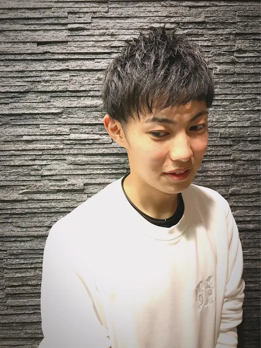 ショート メンズ 山田 哲平のヘアスタイル