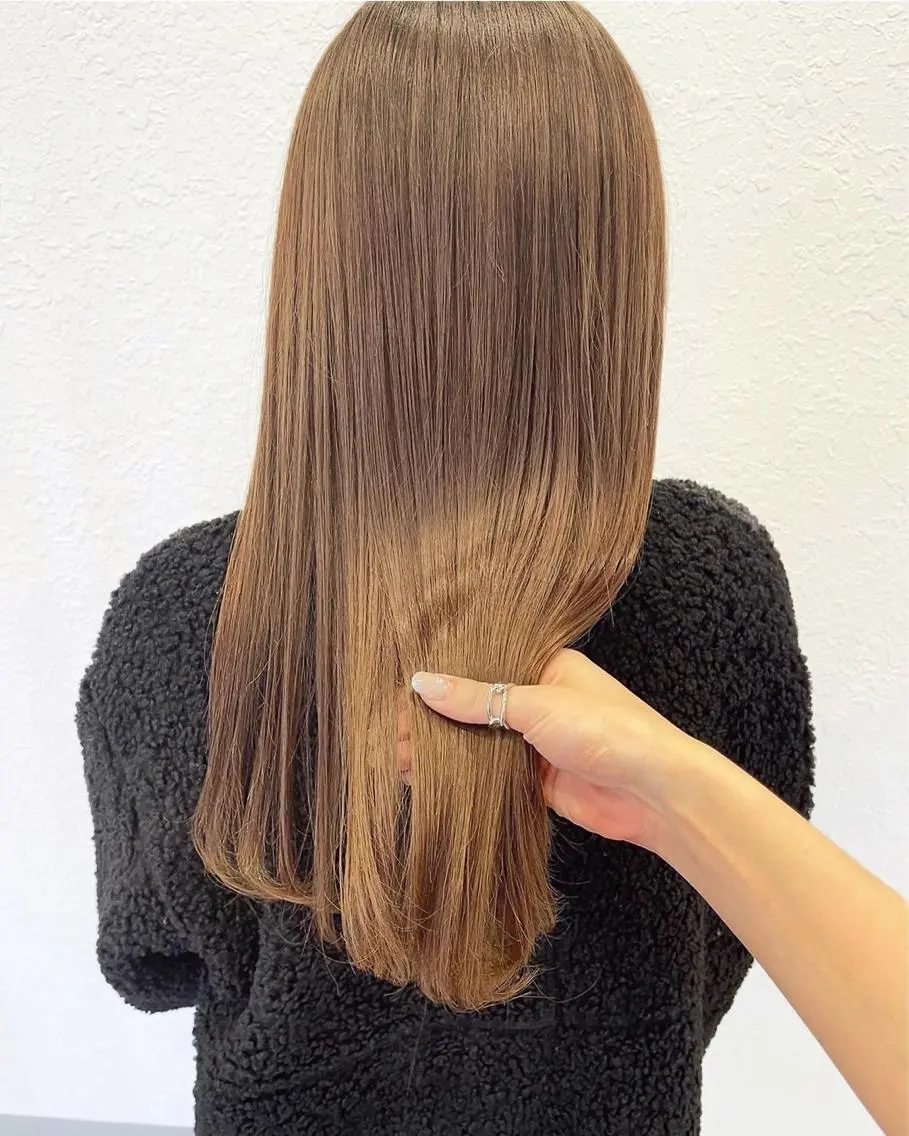 ロング カラー トリートメント GOODDAY ヘアサロンのヘアスタイル