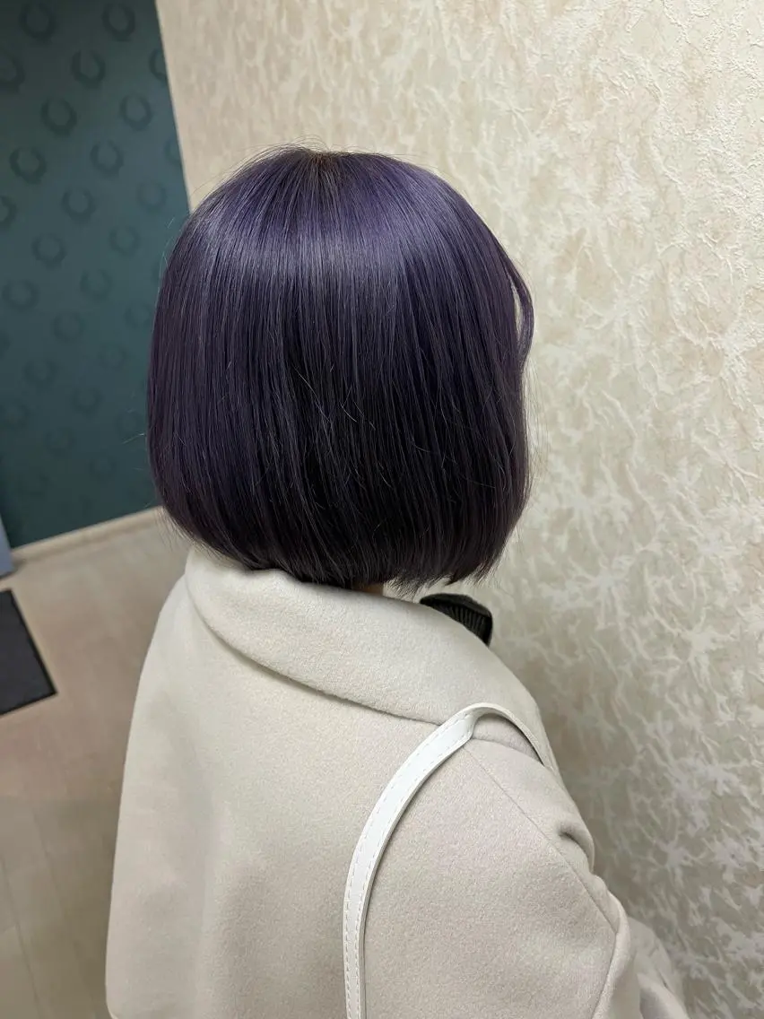 ミディアム カラー ブリーチ ケアカラー ラベンダーカラー 髪質改善 トリートメント カット ヘアカラー トリートメント ブリーチ/髪質改善/ レイヤー/YUTOのヘアスタイル