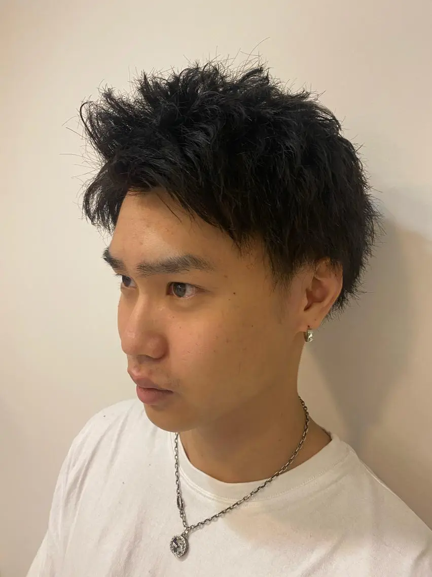 カラー パーマ メンズ & kuのヘアスタイル