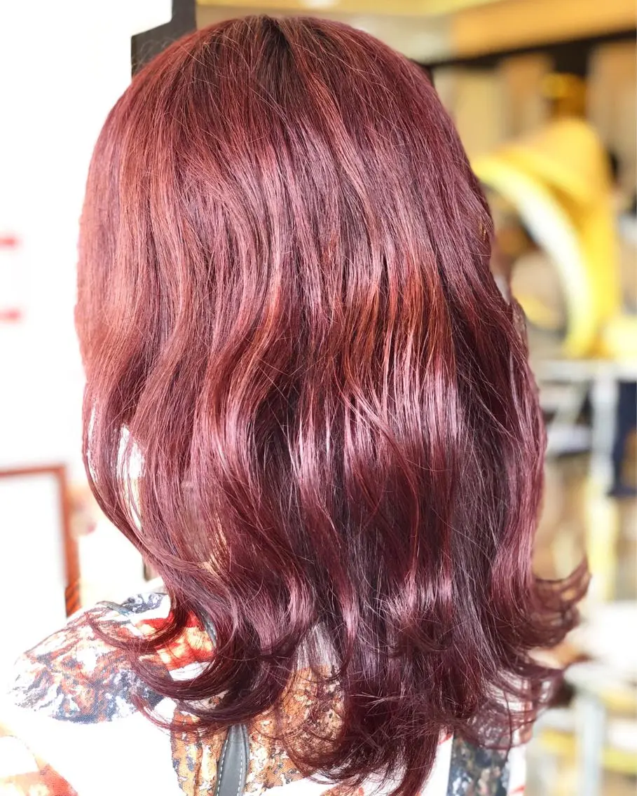 カラー ブリーチ 美容室 HAKUAのヘアスタイル