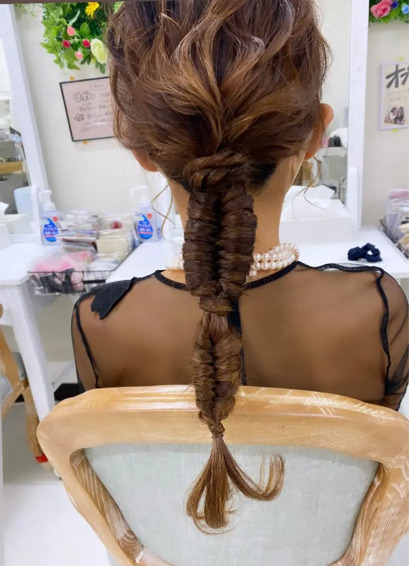 ヘアアレンジ ヘアセット ヘアセットサロン ココのヘアスタイル