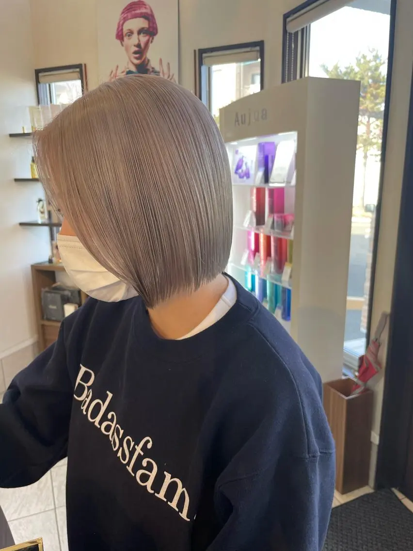 ショート カラー ヘアカラー トリートメント コレットヘアー 田中アヤノのヘアスタイル