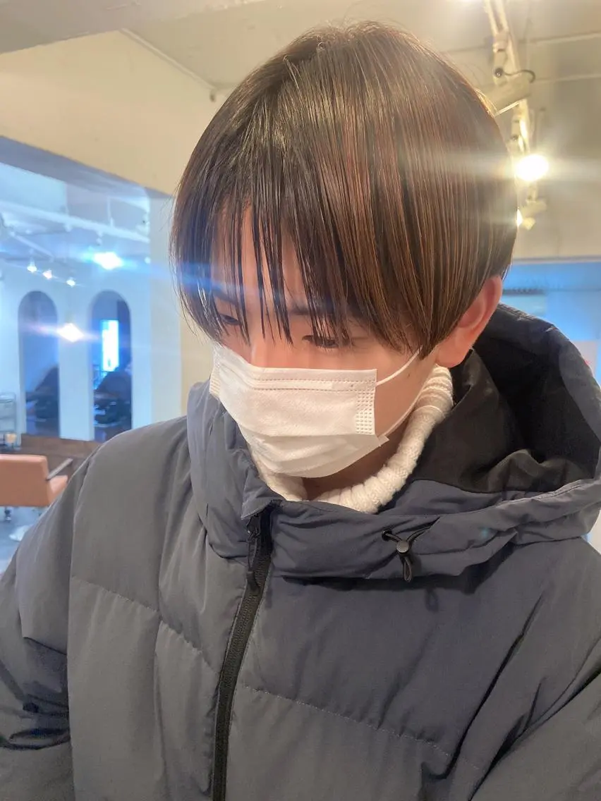 ショート カラー パーマ ヘアアレンジ メンズ キッズ ネイル マツエク・マツパ アイブロウ モヒカン マッシュ 学生(メンズ向け) ソフトモヒカン メンズアイブロウ 久木原 ゆりのヘアスタイル