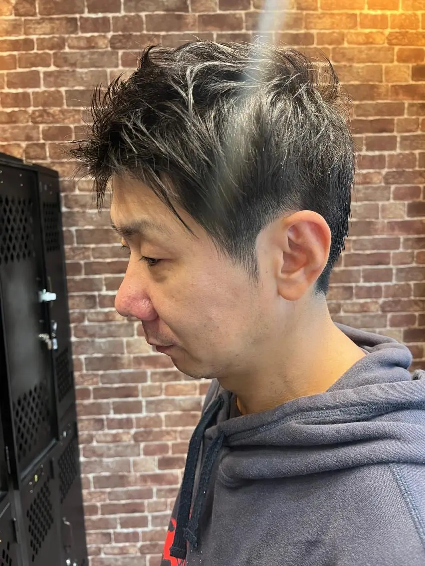 ショート カラー パーマ ヘアアレンジ メンズ キッズ ネイル マツエク・マツパ アイブロウ メンズハイライト メンズパーマ ブラウンカラー ケアカラー 透明感カラー 久木原 ゆりのヘアスタイル