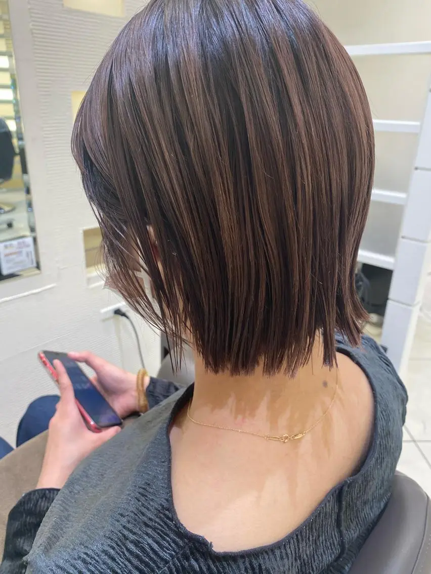 ショート 銀座メンズ専門🖤 叶奈々のヘアスタイル