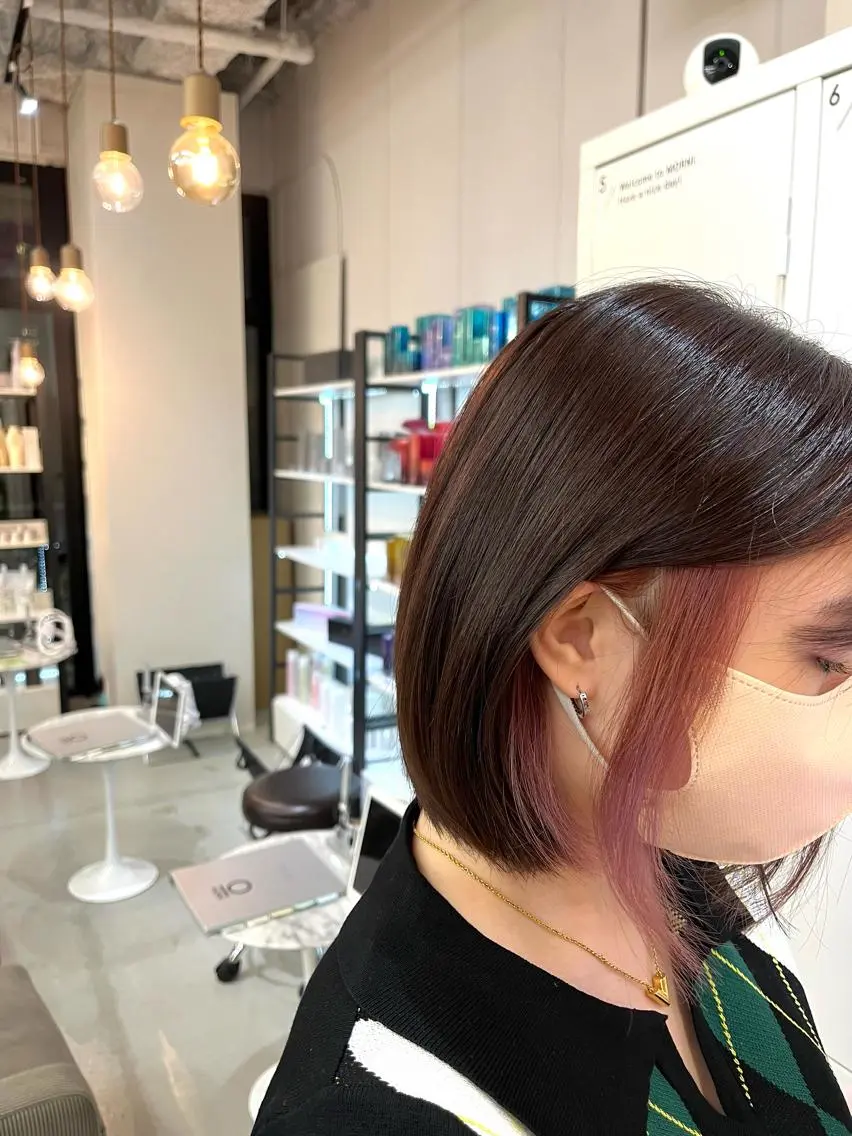 ショート カラー インナーカラー 神原 茉依🩰🪩のヘアスタイル