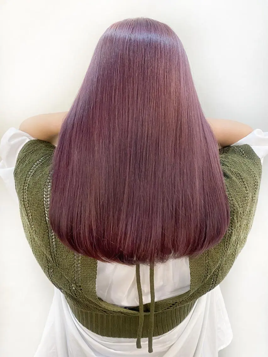 ロング 初めてでも失敗しない 透明感カラー Miiのヘアスタイル