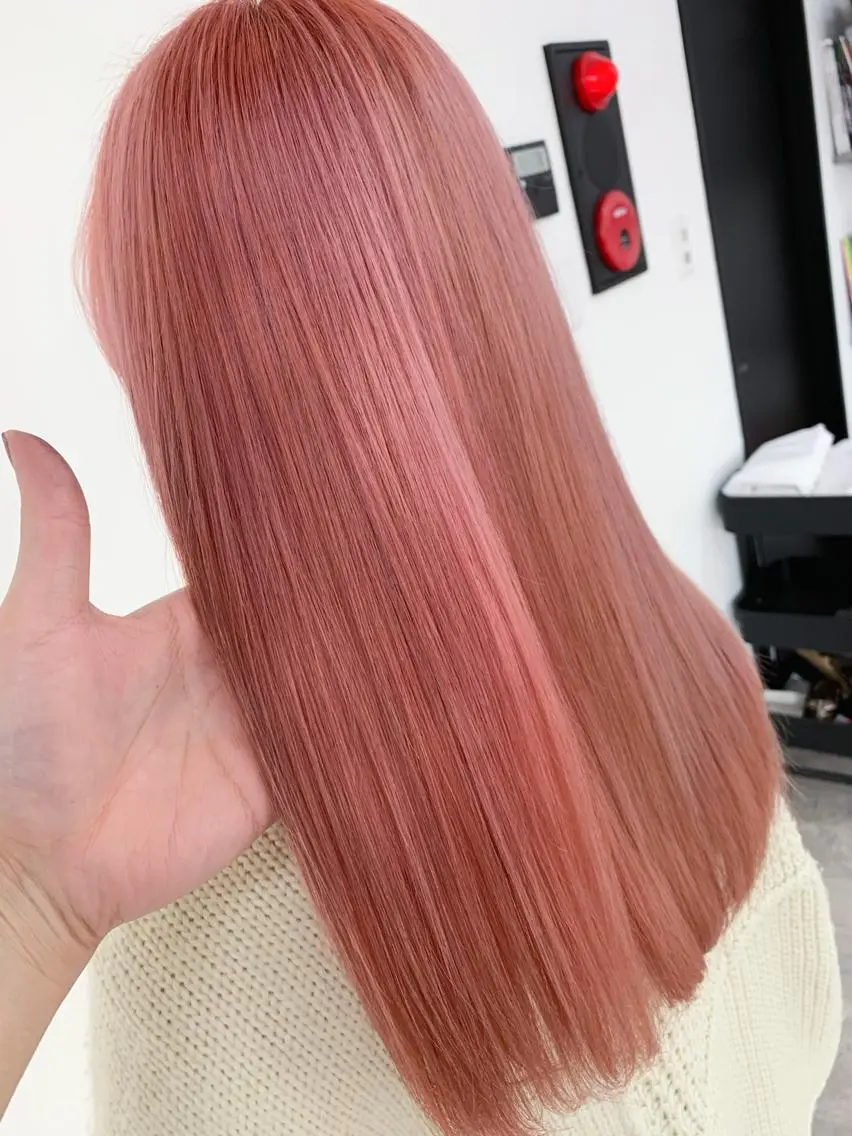 ロング ヘアカラー トリートメント 🥇近藤 恭輔🥇 Recharme新保のヘアスタイル