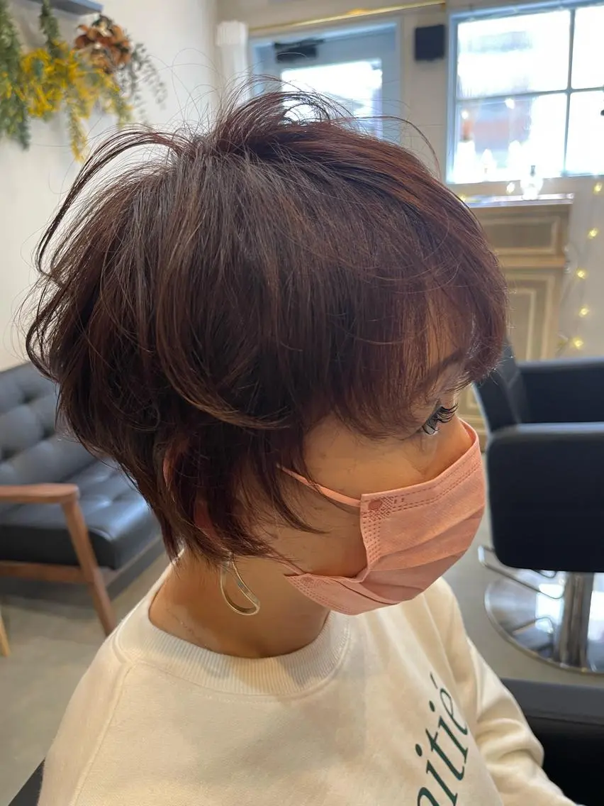 ショート パーマ nowhere ノーウェアのヘアスタイル