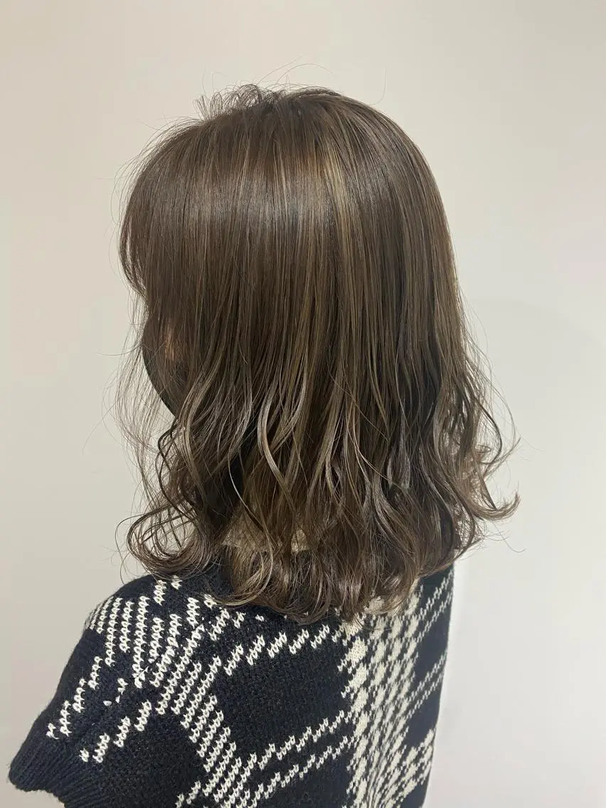 ミディアム 似合わせ大得意美容師 .Haruka.のヘアスタイル