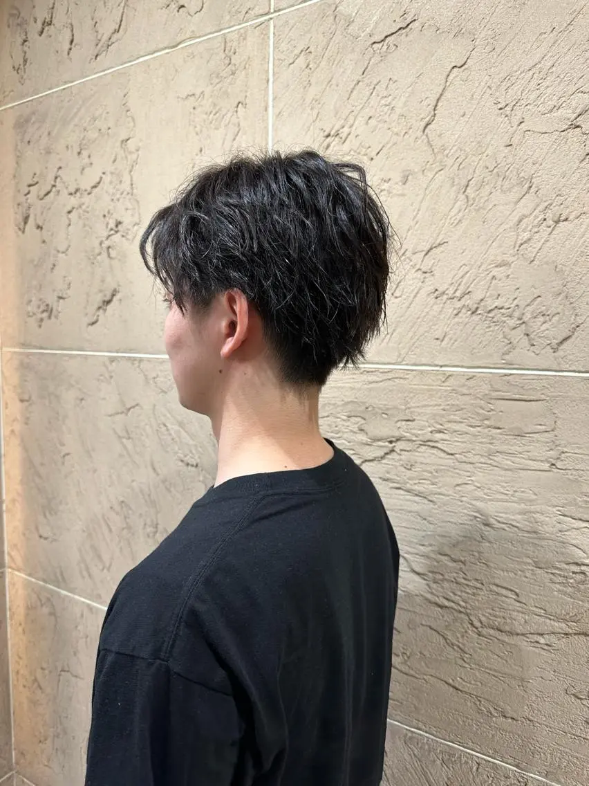ショート カラー 溜一太/似合わせ/ メンズカットのヘアスタイル