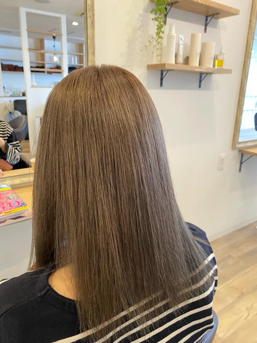 カラー ベージュカラー ブリーチ Kanari Ryuのヘアスタイル