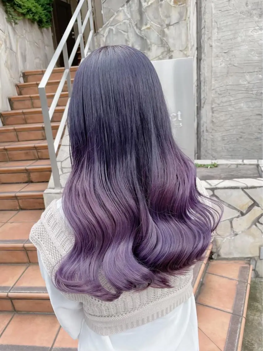 ロング カラー Bob&ハイトーン 専門家CHIHIROのヘアスタイル
