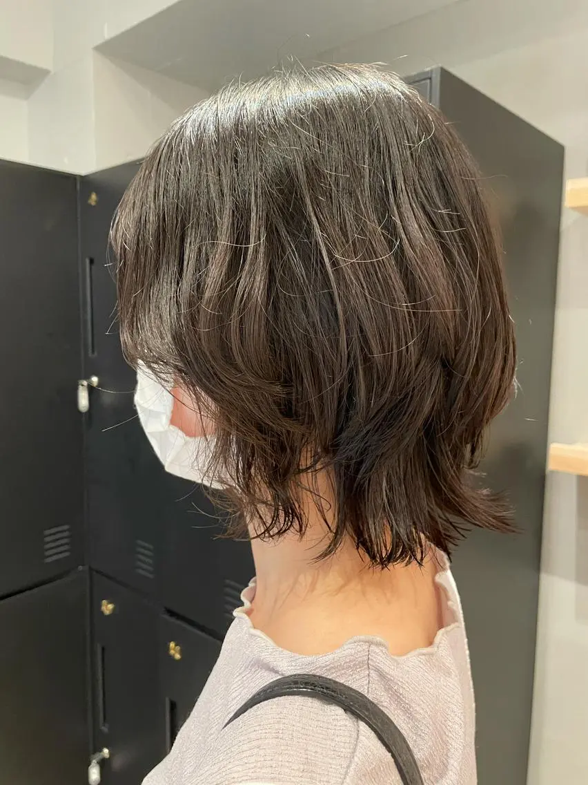 ミディアム パーマ hazuki 🌝のヘアスタイル